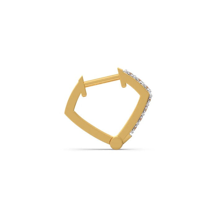 Serpent Heights Lab Diamond Hoop Earrings